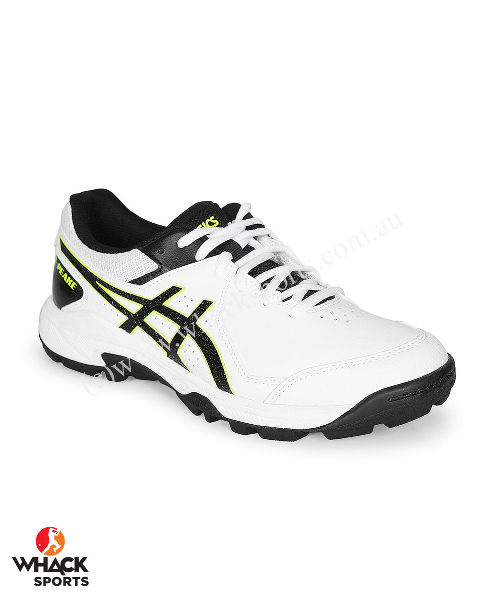 Asics rubber hot sale cricket shoes