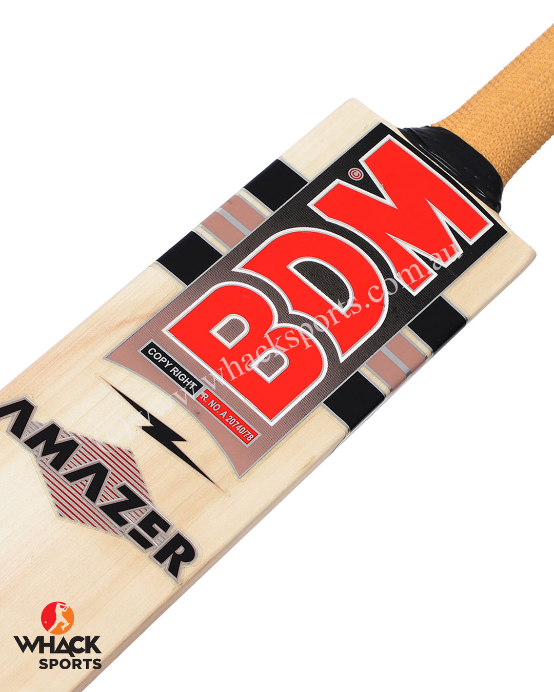 BDM Amazer Grade 1 English Willow Cricket Bat - SH