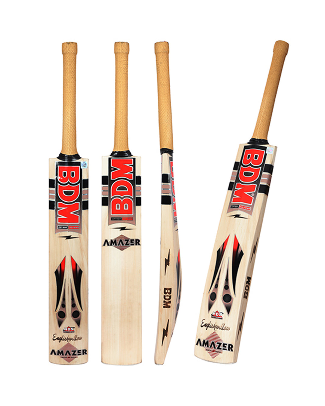 BDM Amazer Grade 1 English Willow Cricket Bat - SH