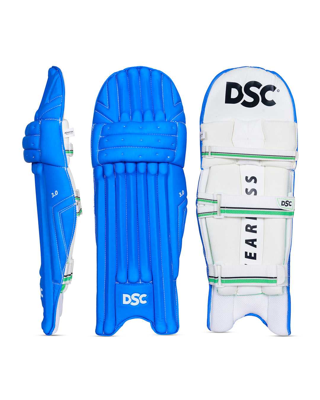 DSC 3.0 Cricket Batting Pads - Adult - Royal Blue