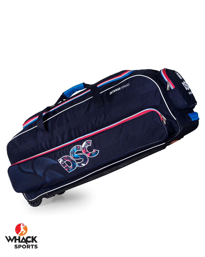 DSC Intense Speed Cricket Kit Bag - Wheelie - Large - Blue