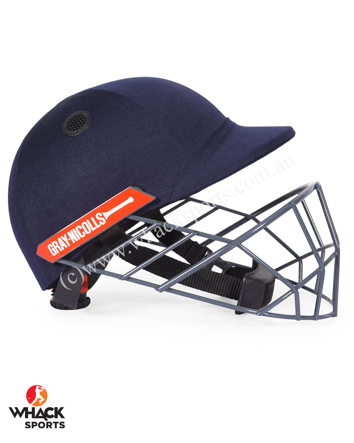 Gray Nicolls Atomic Cricket Batting Helmet - Navy - Senior