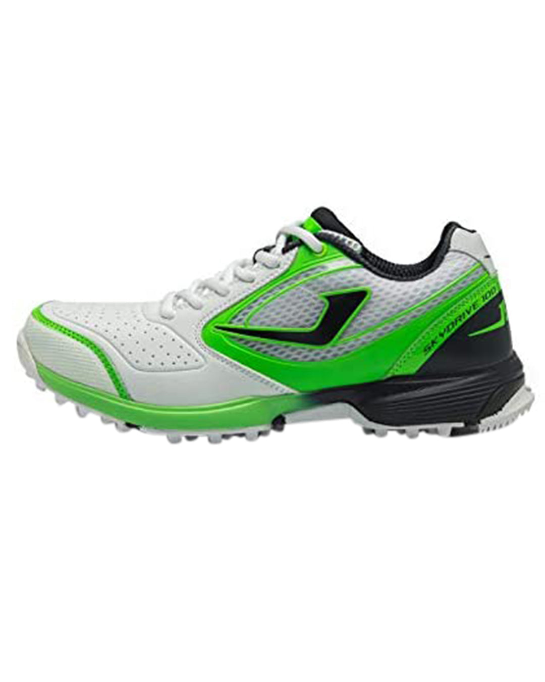 Jazba Sky Drive 100 Cricket Shoes - Steel Spikes - Navy/Green