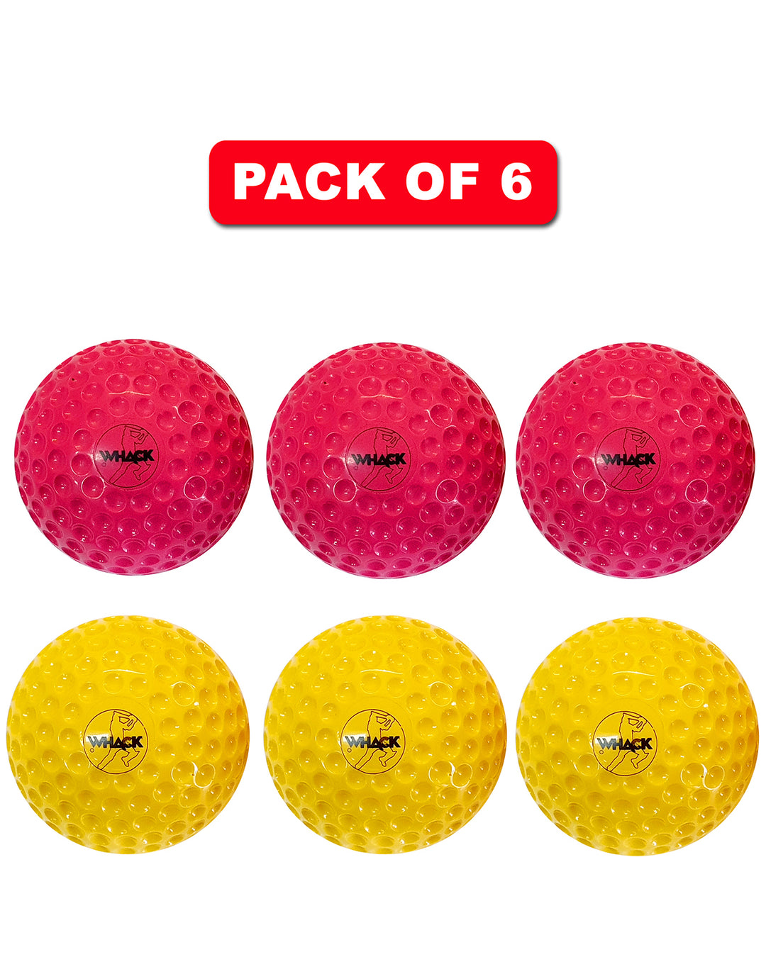WHACK Bowling Machine Balls Bundle - Pack of 6x or 12x