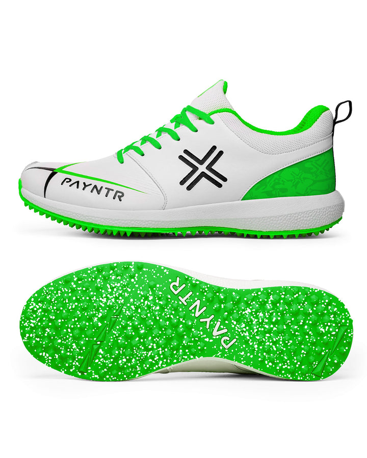 Payntr V Pimple Cricket Shoes - Rubber - Green
