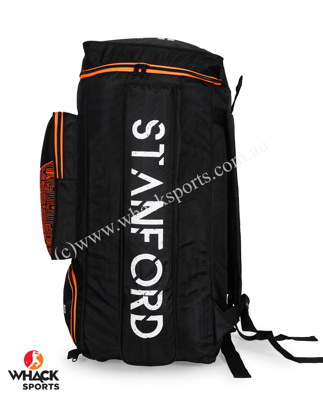SF Almandus Players Cricket Kit Bag - Duffle - Large - Black/Orange