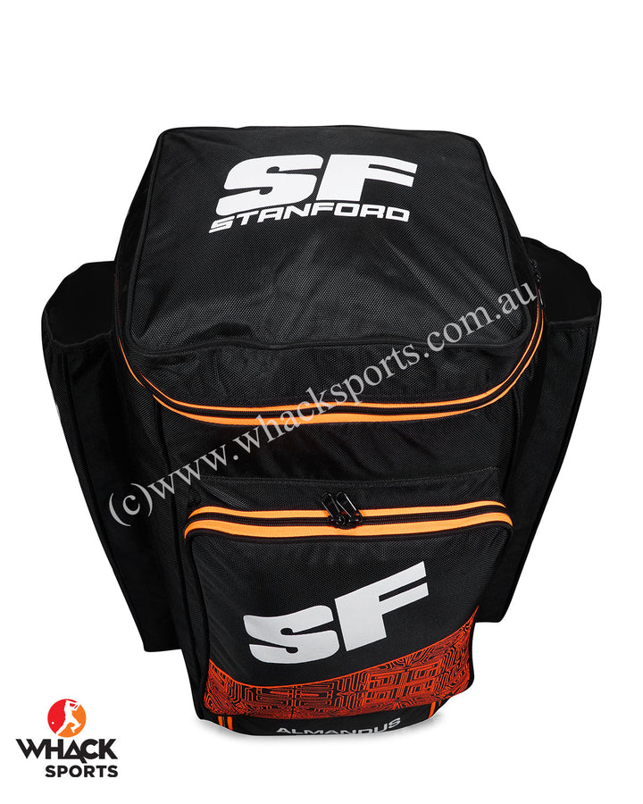 SF Almandus Players Cricket Kit Bag - Duffle - Large - Black/Orange