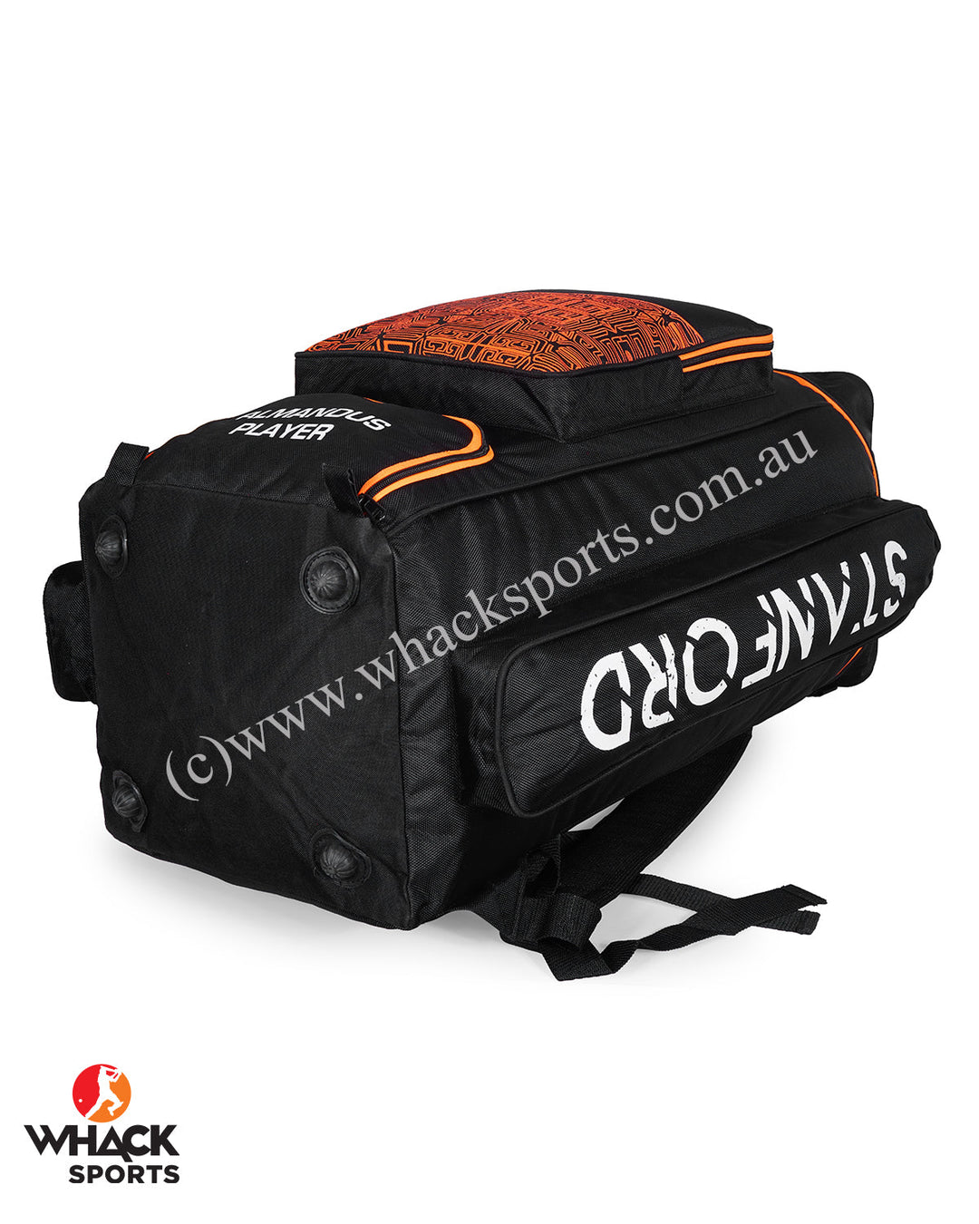 SF Almandus Players Cricket Kit Bag - Duffle - Large - Black/Orange