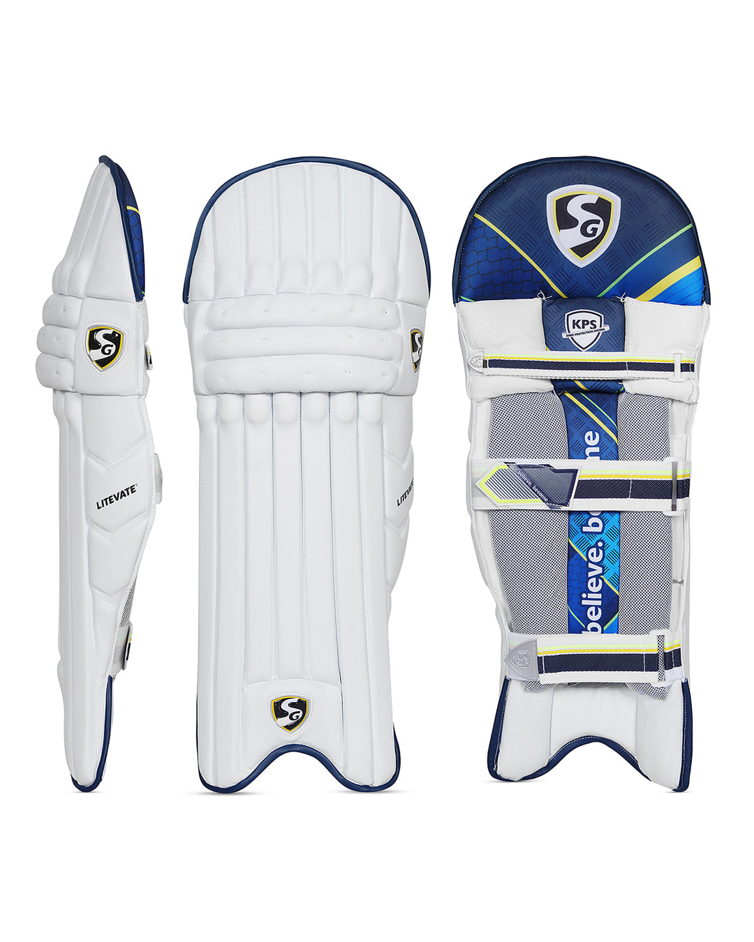 SG Litevate Cricket Batting Pads - Youth