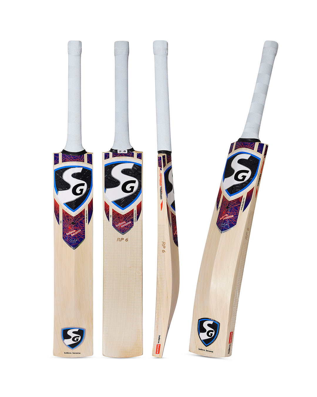 SG RP 6 English Willow Cricket Bat - Youth/Harrow