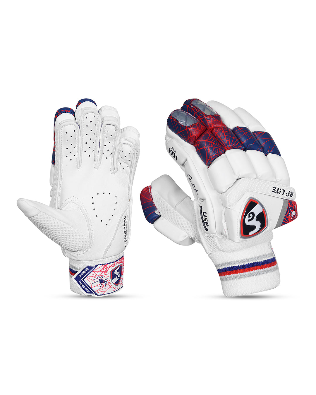 SG RP Lite Cricket Batting Gloves - Youth