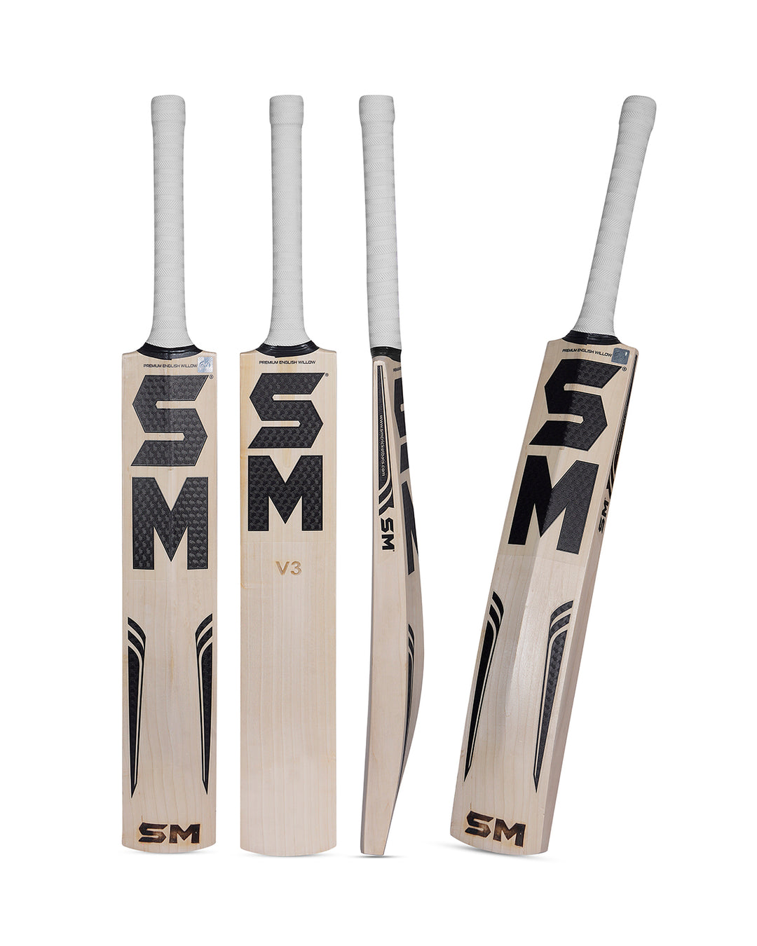SM V3 English Willow Cricket Bat - Youth/Harrow