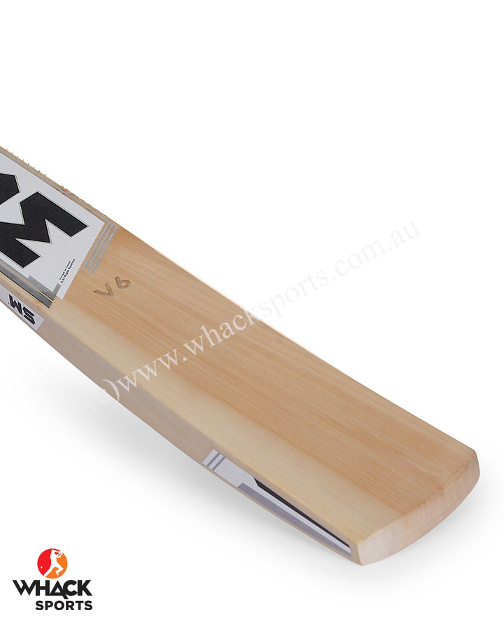 SM V6 English Willow Cricket Bat - Boys/Junior