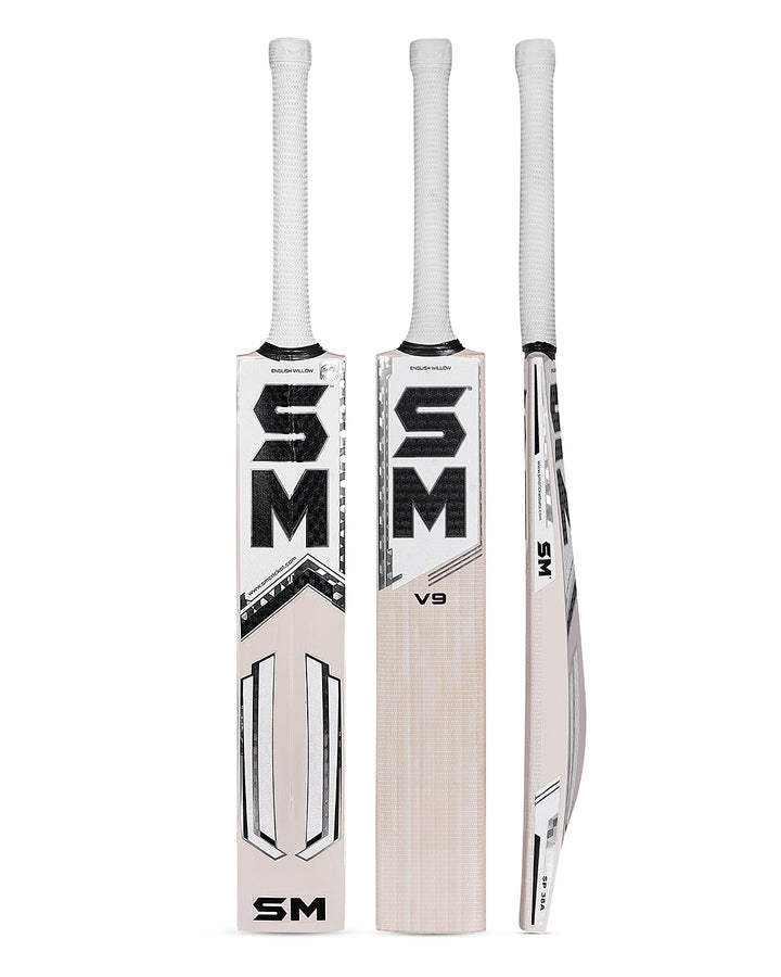 SM V9 English Willow Cricket Bat - Boys/Junior