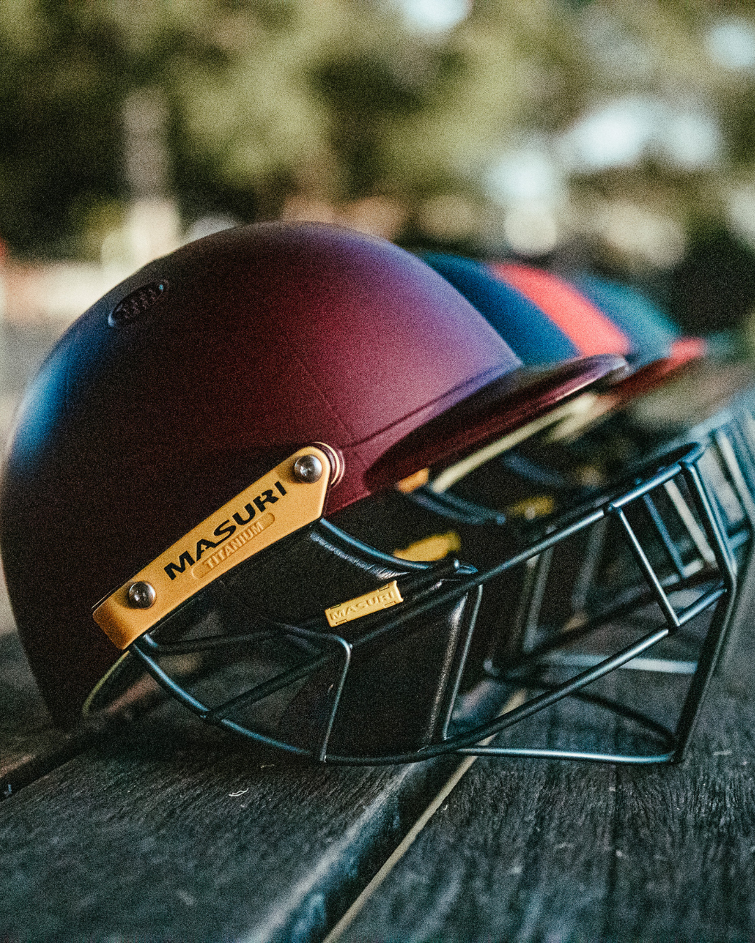 Masuri T Line Player Titanium Cricket Batting Helmet - Painted Navy - Boys/Junior