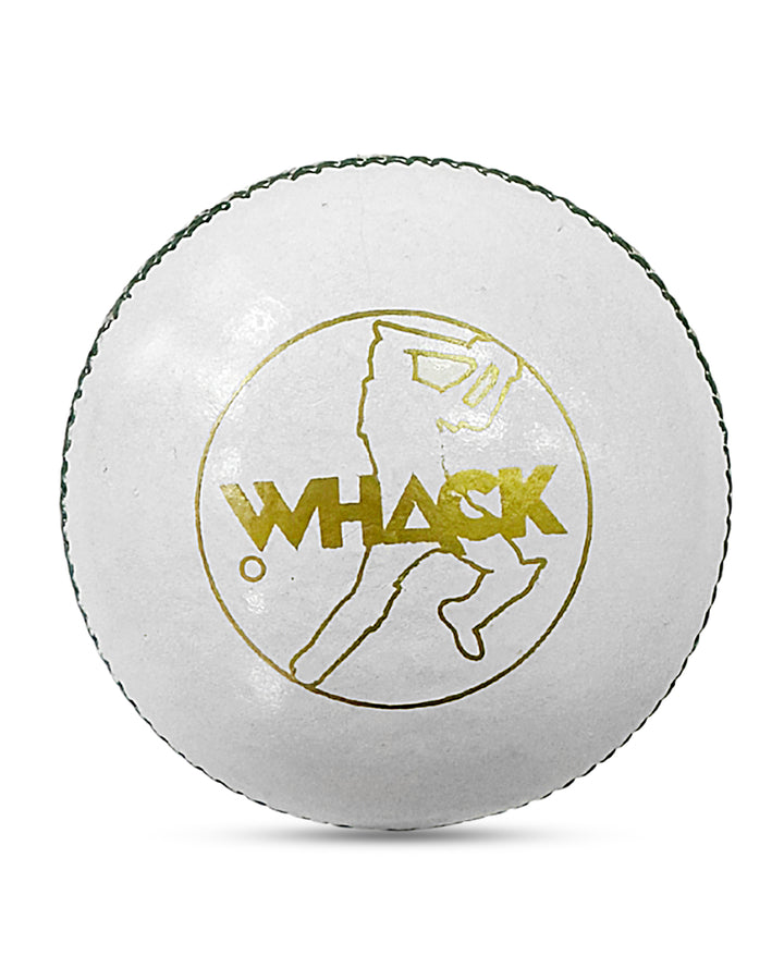 WHACK Legacy Australian Hide Cricket Ball - 4 Piece - 142gm - White