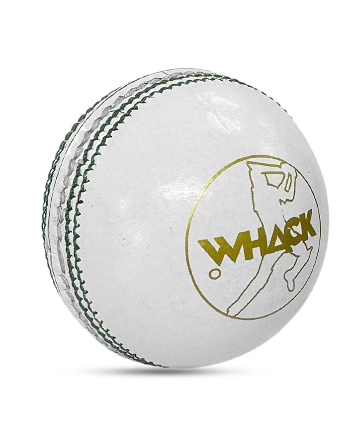 WHACK Legacy Australian Hide Cricket Ball - 4 Piece - 142gm - White