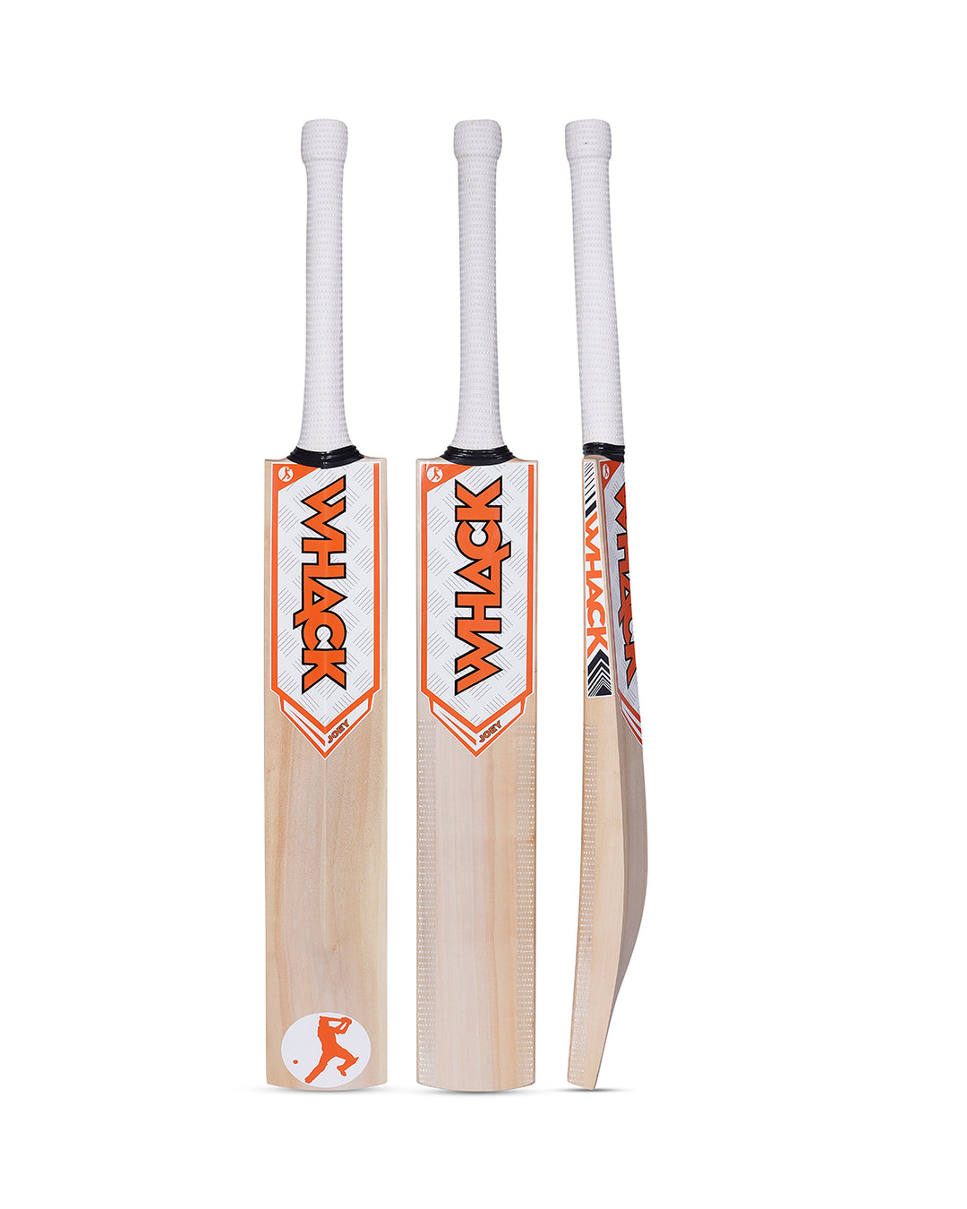 WHACK Joey Orange Kashmir Willow Cricket Bat - Boys/Junior