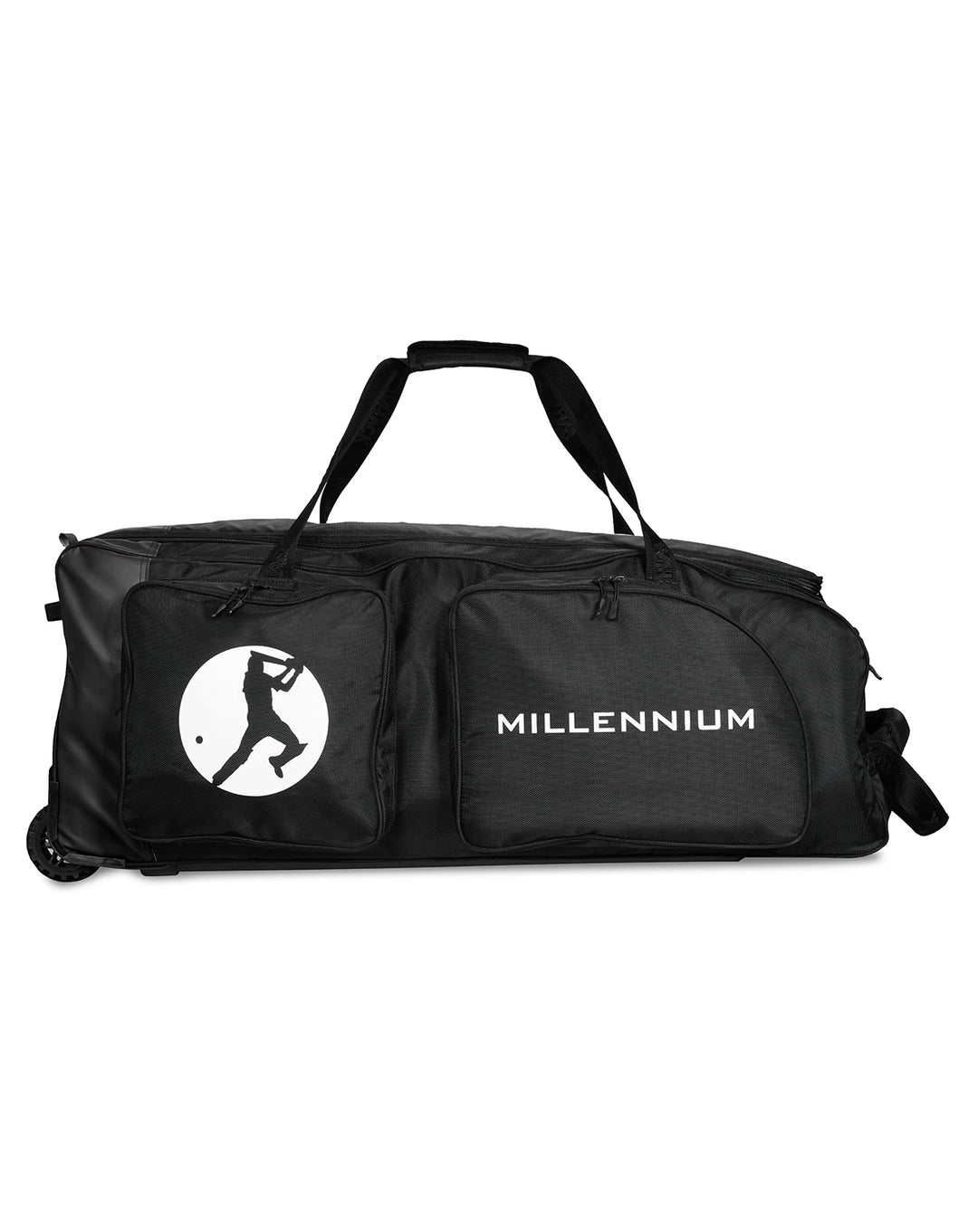 WHACK Millennium Stand Up Cricket Kit Bag - Wheelie - Large - Black