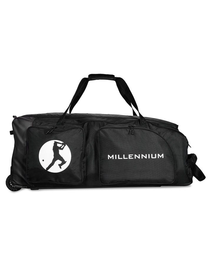 WHACK Millennium Stand Up Cricket Kit Bag - Wheelie - Large - Black