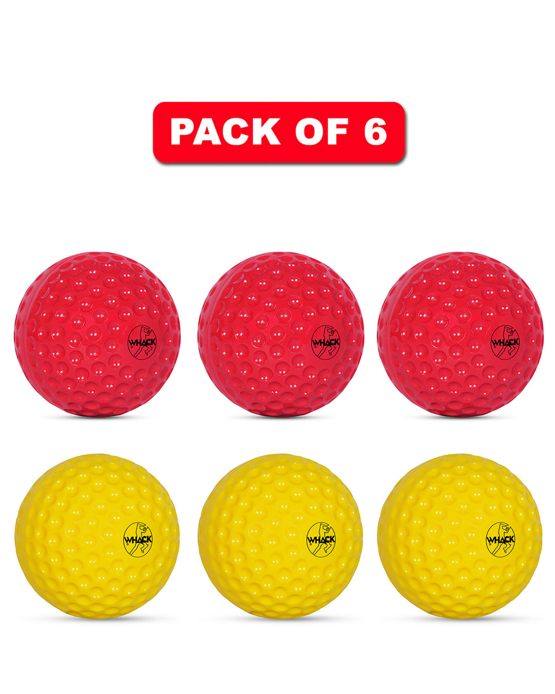 WHACK Bowling Machine Balls Bundle - Pack of 6x or 12x