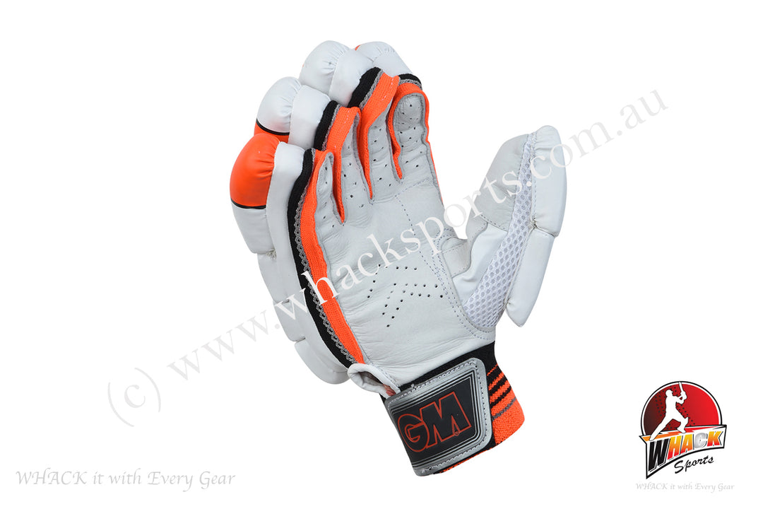 GM 505 Cricket Batting Gloves - Adult (Orange)