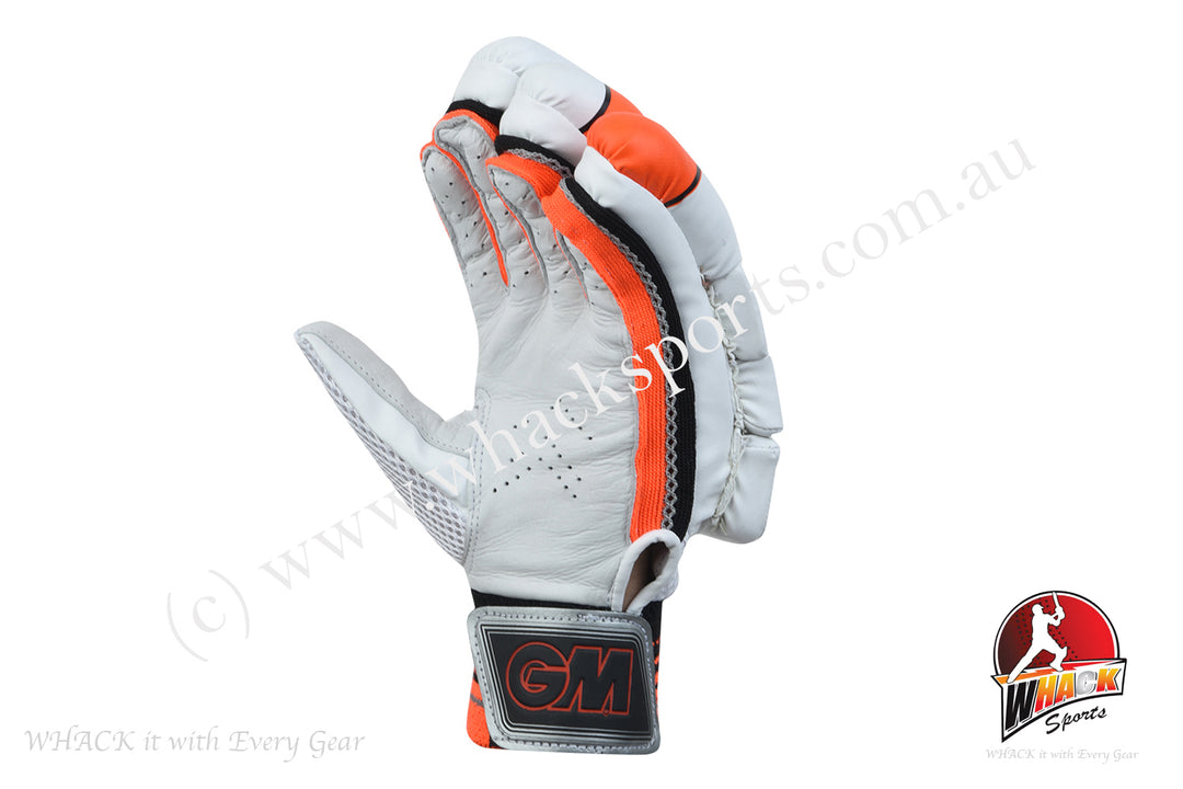 GM 505 Cricket Batting Gloves - Adult (Orange)