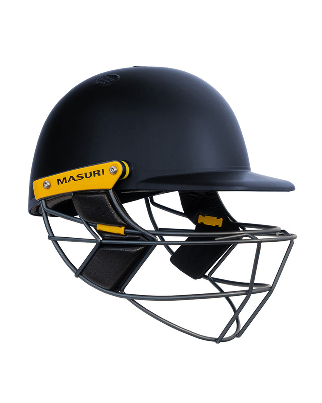 Masuri E Line Player Stainless Steel Cricket Batting Helmet - Painted Navy - Senior