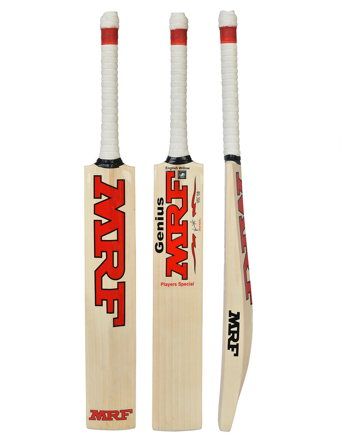 MRF Genius Players Special English Willow Cricket Bat - Boys/Junior