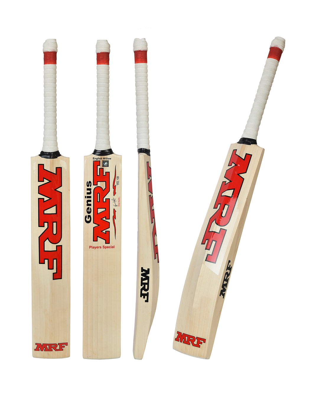 MRF Genius Players Special English Willow Cricket Bat - Boys/Junior