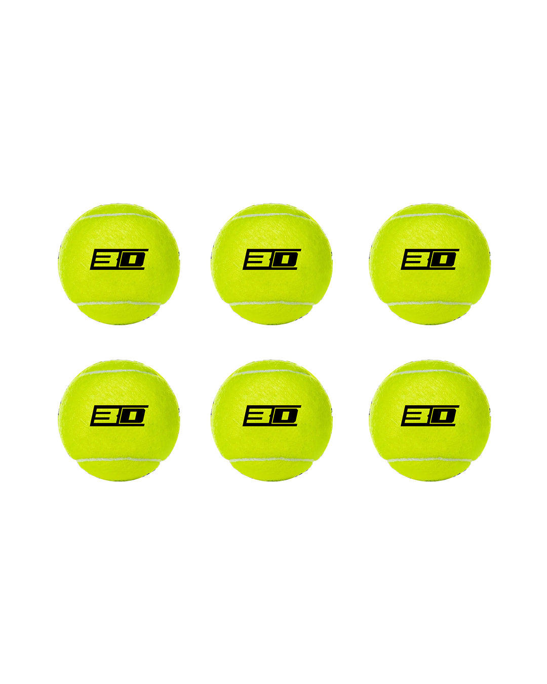 3D Sports Tennis Cricket Ball (Pack of 6)