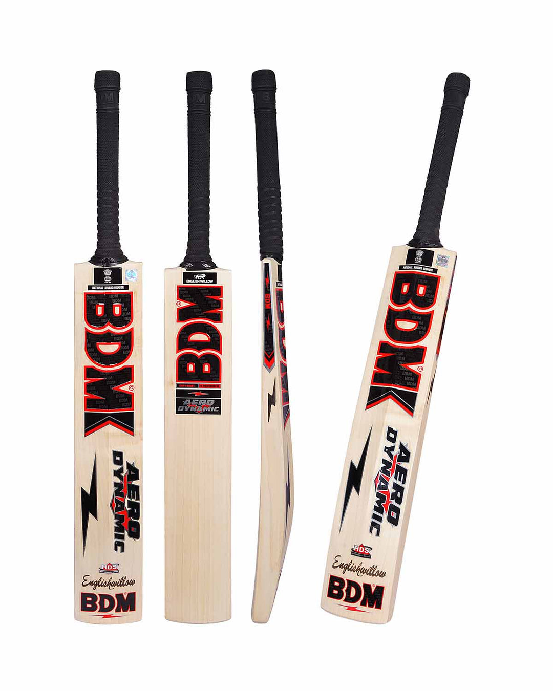 BDM Aero Dynamic Players Grade English Willow Cricket Bat - SH