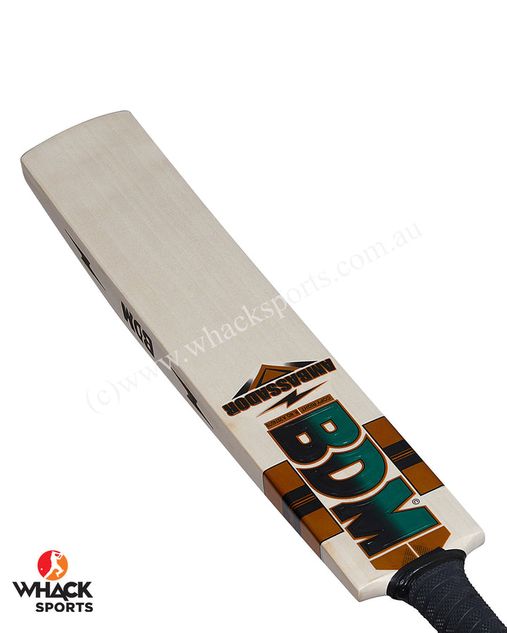 BDM Ambassador Grade 2 English Willow Cricket Bat - SH