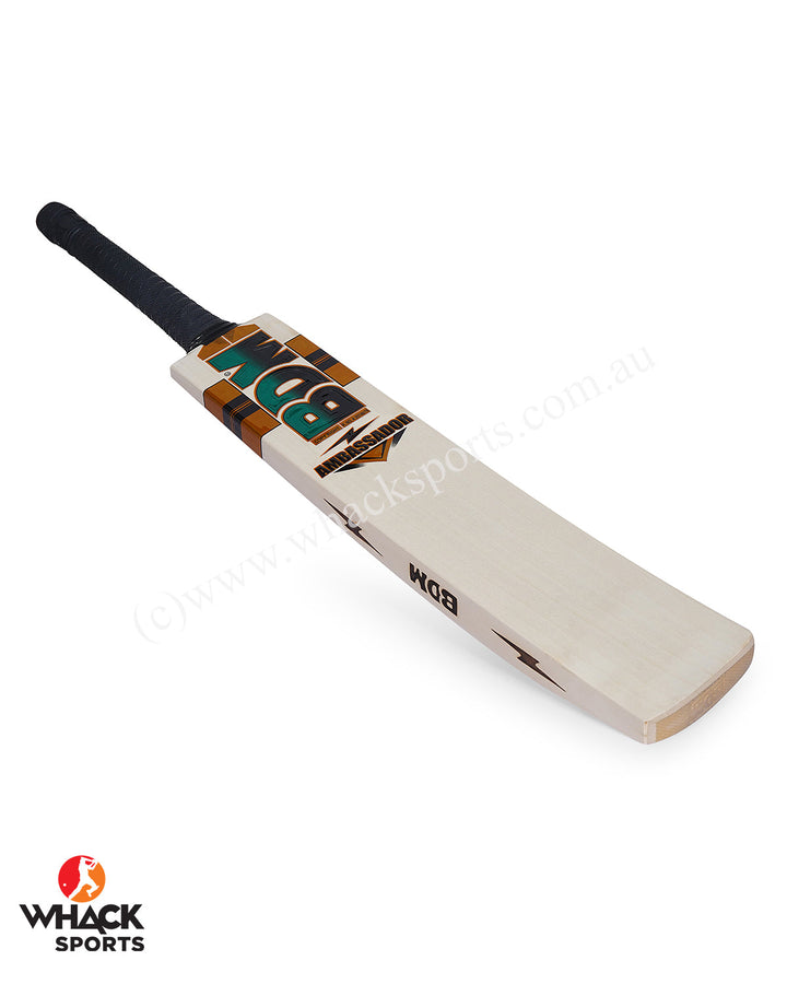 BDM Ambassador Grade 2 English Willow Cricket Bat - SH