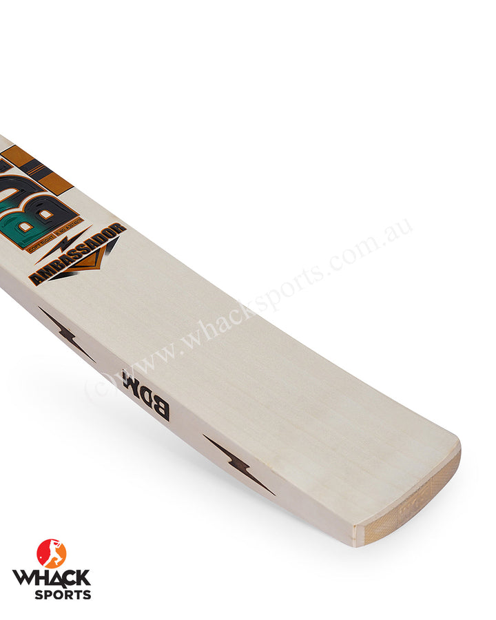 BDM Ambassador Grade 2 English Willow Cricket Bat - SH