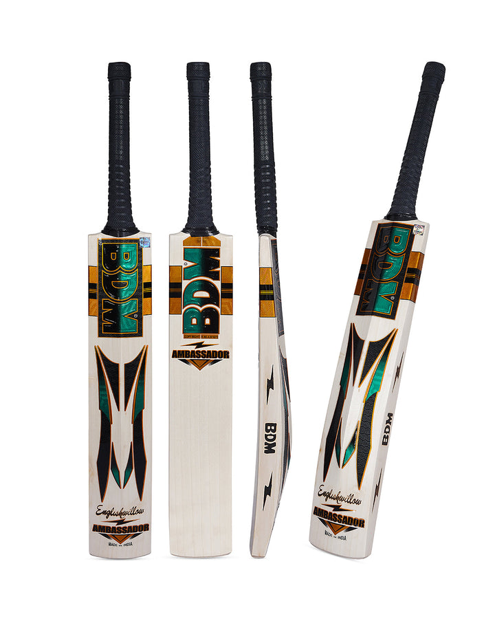 BDM Ambassador Grade 2 English Willow Cricket Bat - SH