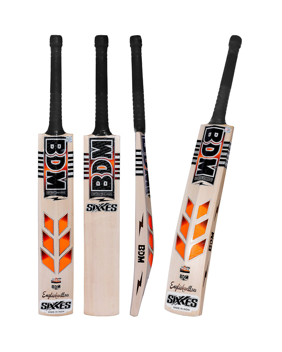 BDM Sixes Grade 2 English Willow Cricket Bat SH WHACK Sports