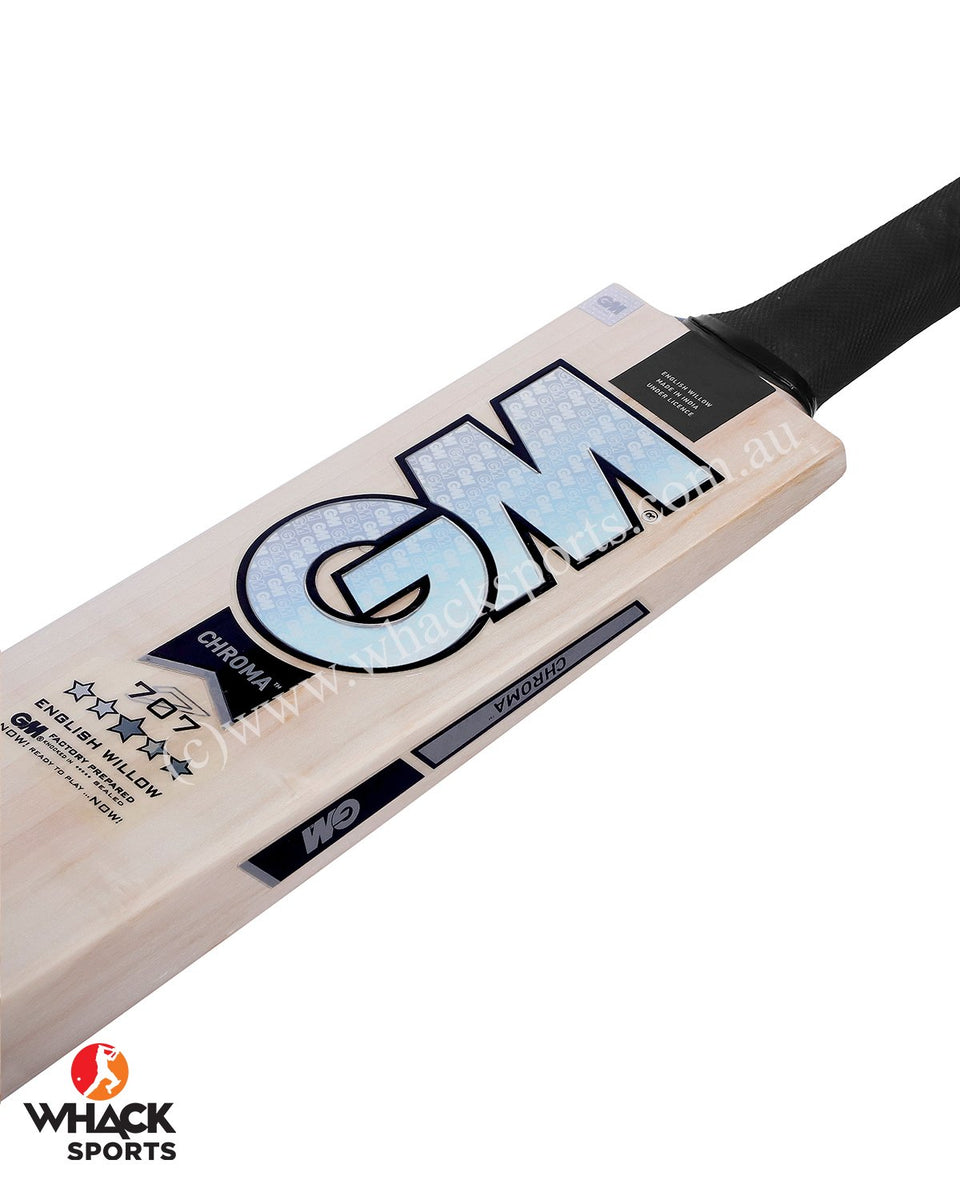 GM Chroma 707 English Willow Cricket Bat SH WHACK Sports