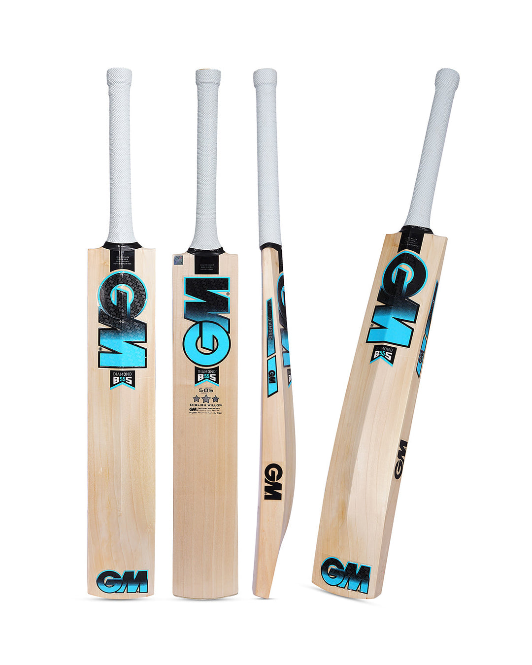 GM Diamond 505 English Willow Cricket Bat - SH