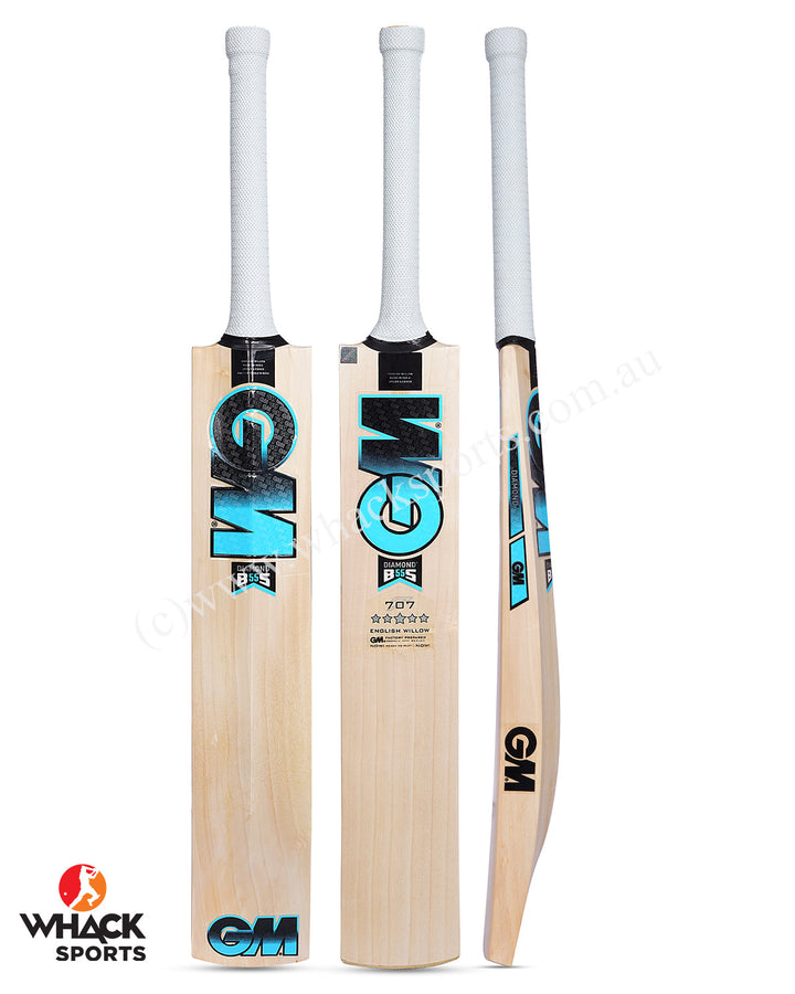 GM Diamond 707 English Willow Cricket Bat - SH