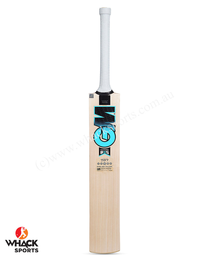 GM Diamond 707 English Willow Cricket Bat - SH