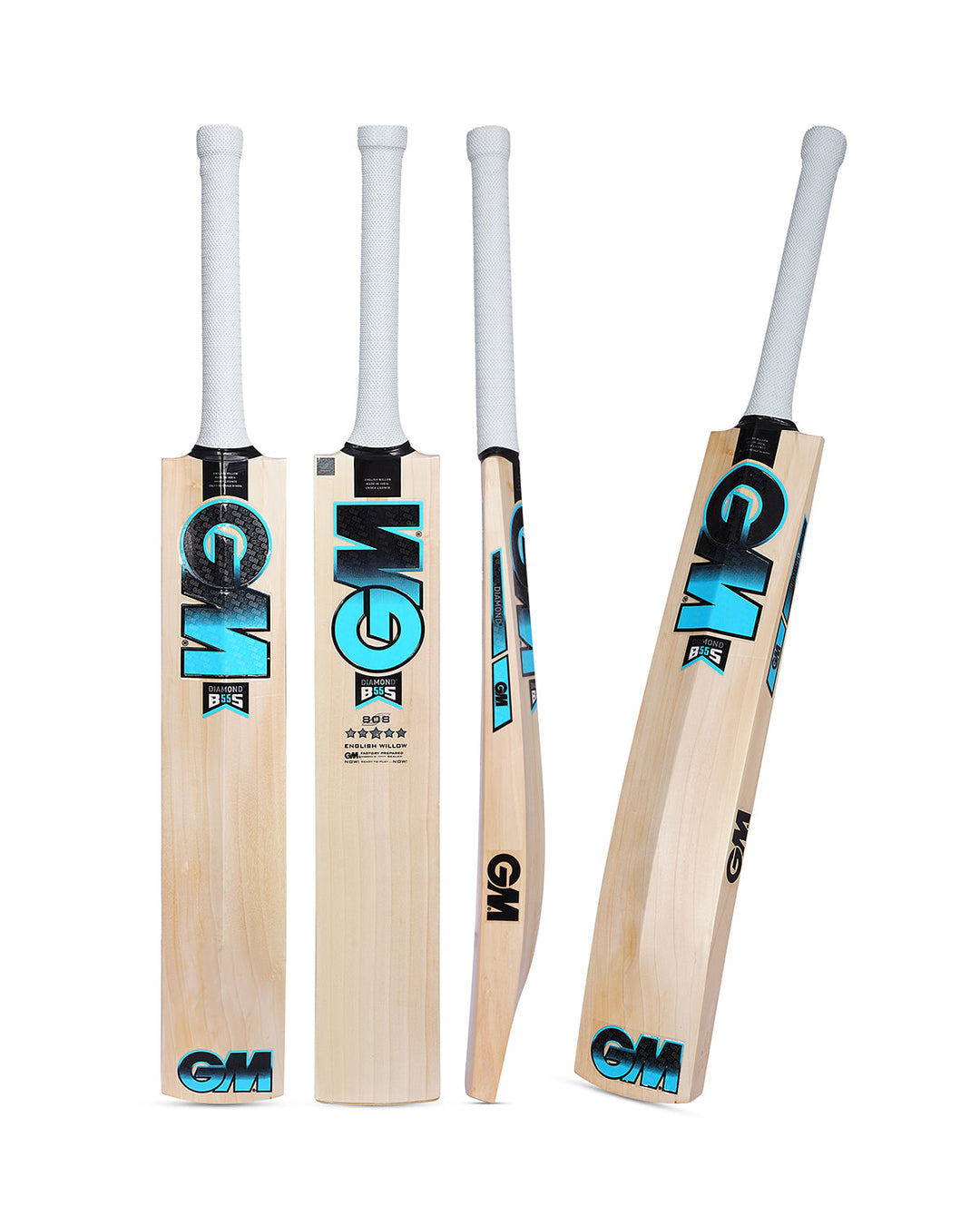 GM Diamond 808 English Willow Cricket Bat - SH