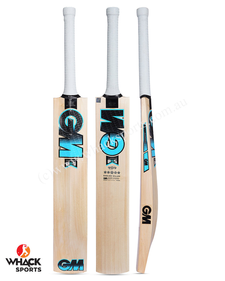 GM Diamond 909 English Willow Cricket Bat - SH