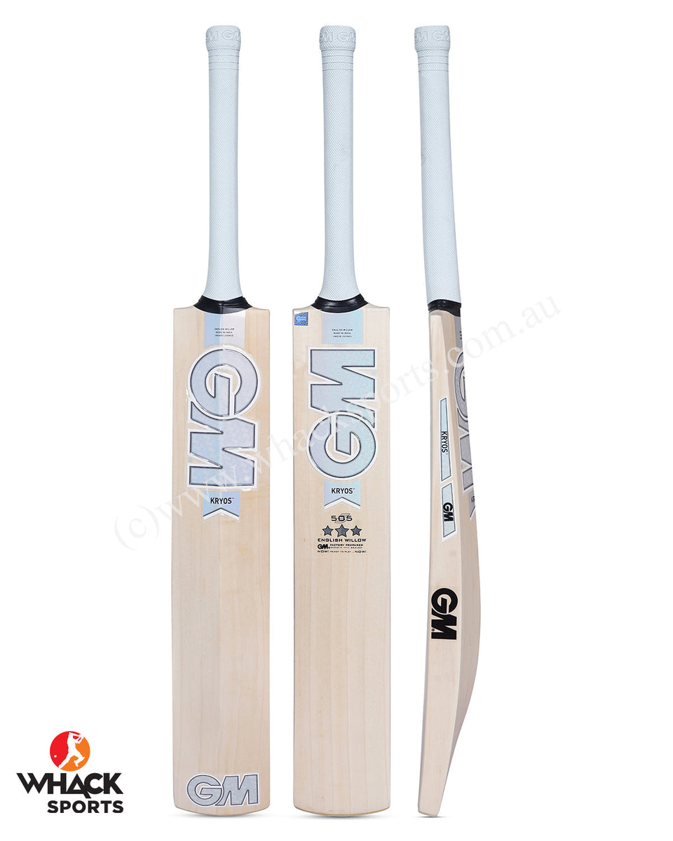 GM Kryos 505 English Willow Cricket Bat SH WHACK Sports