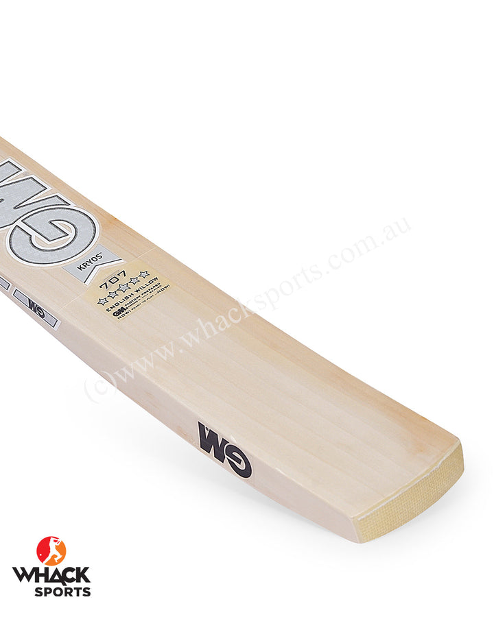 GM Kryos 707 English Willow Cricket Bat - SH