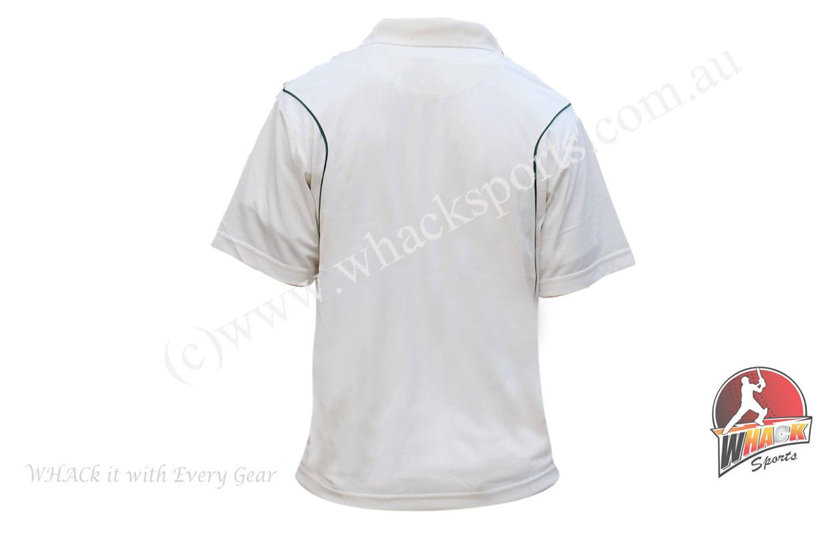 Kookaburra Cricket Half Sleeve Shirt Off White Senior WHACK Sports
