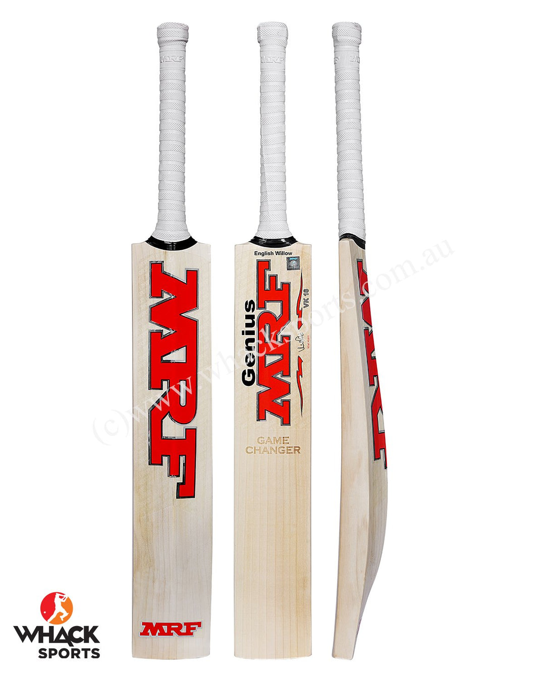 MRF Game Changer Pro Players Grade English Willow Cricket Bat - SH