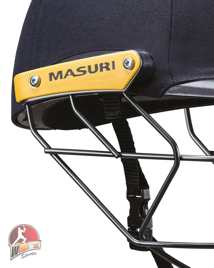 Masuri C Line Plus Stainless Steel Cricket Batting Helmet - Navy - Youth
