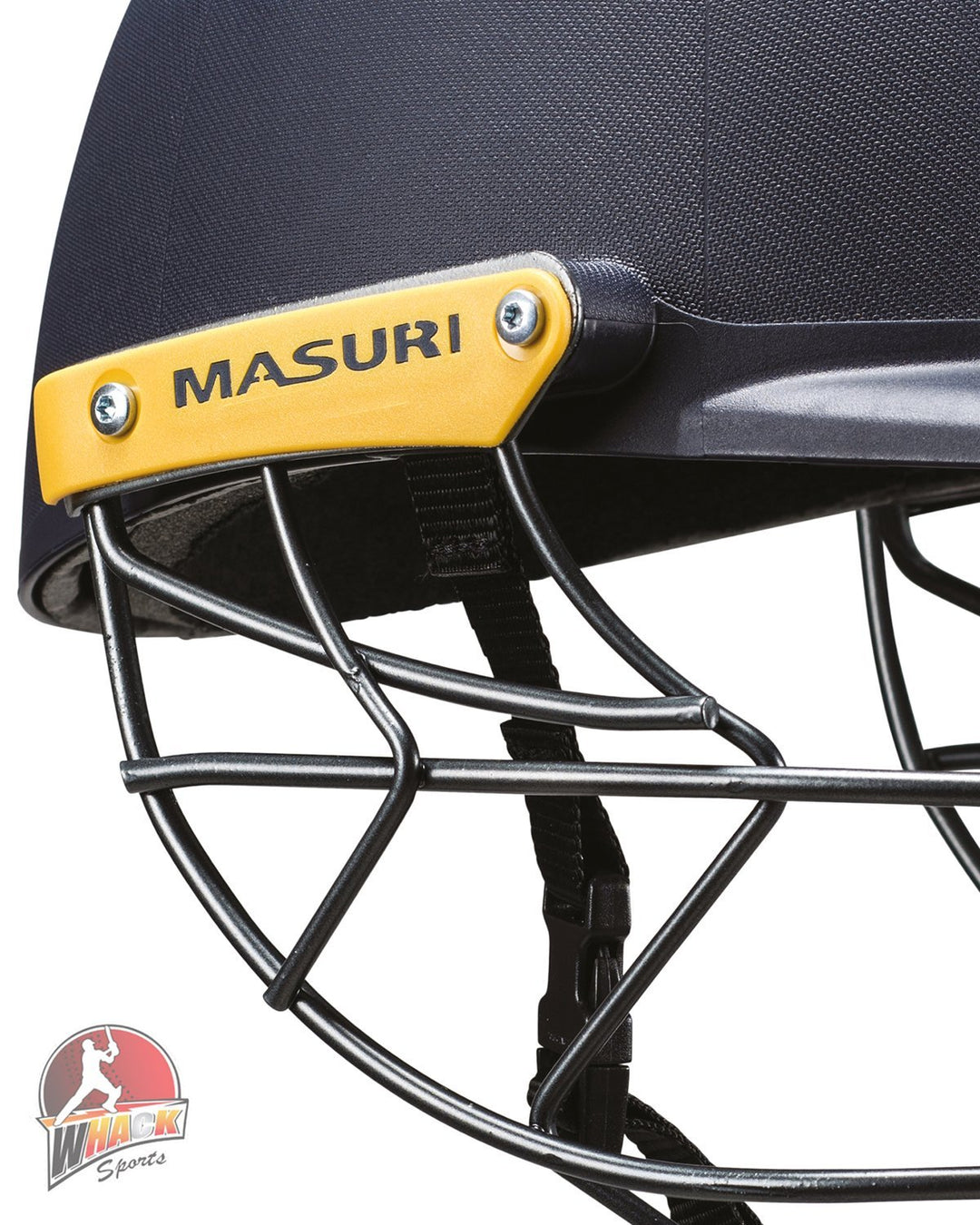Masuri C Line Stainless Steel Cricket Batting Helmet - Navy - Youth