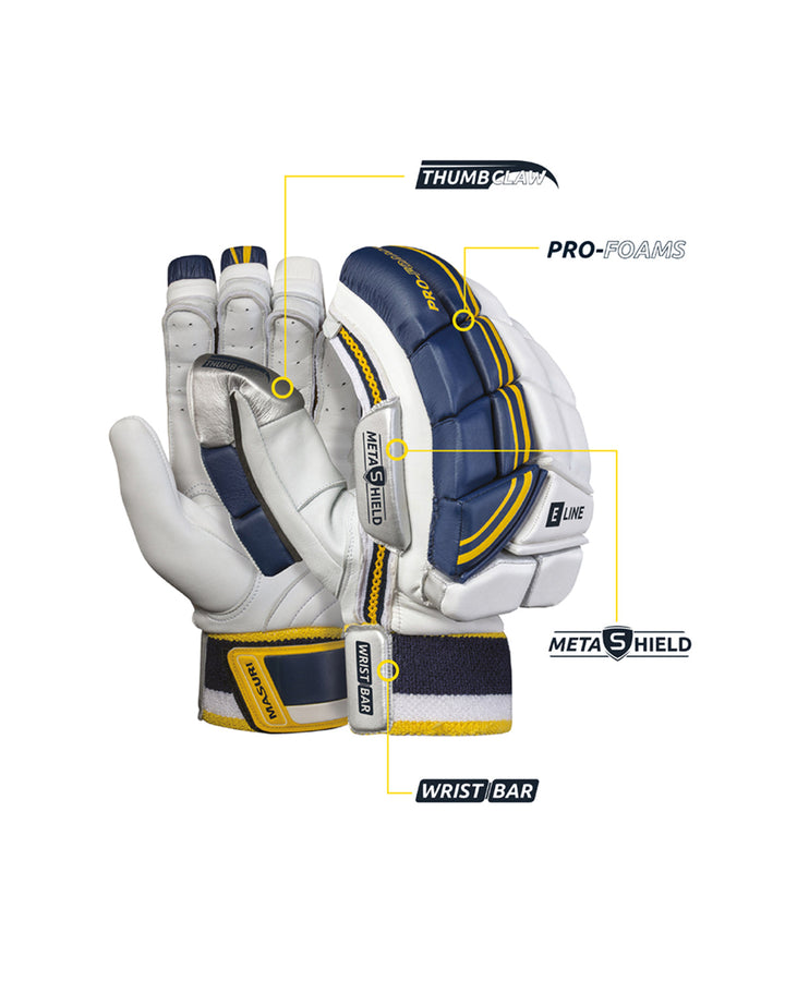 Masuri E Line Cricket Batting Gloves - Small Adult